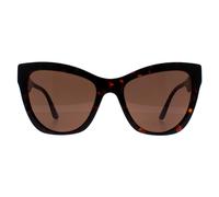 Versace Cat Eye Damen Havanna-Muster Dunkelbraun VE4417U Einheitsgröße