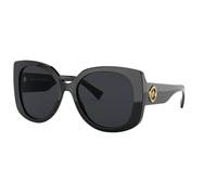 Versace Damen Sonnenbrille - VE4387 - GB1/87 - 56mm - Schwarz, Schmetterling