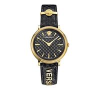 Versace Damen Analog Quarz Uhr mit Edelstahl Armband VE81010 19