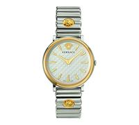 Versace Damen Analog Quarz Uhr mit Edelstahl Armband VE8101419