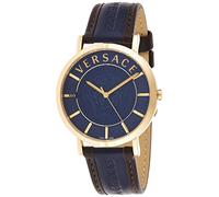 Versace Damen Analog Quarz Uhr mit Leder Armband VEJ4003 21