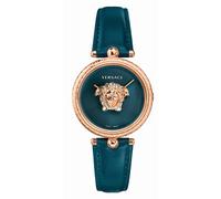 Versace Damen Armbanduhr PALAZZO 34MM D/TEAL S/TEAL 5N VECQ003 18