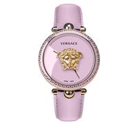 Versace Damen Armbanduhr PALAZZO 39 mm Armband Leder rosa VECO022 22