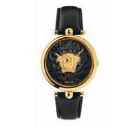 Versace Damen Armbanduhr Palazzo Empire 39 mm Medusa auf dem Zifferblatt Armband Leder VECO01420