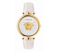 Versace Damen Armbanduhr Palazzo Empire 39 mm Medusa auf dem Zifferblatt Armband Leder VECO01320