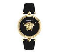 Versace Damen-Armbanduhr, Palazzo Empire, goldfarben, 39 mm, Schwarz, Palazzo Empire