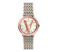 Versace Damen Armbanduhr V BAROCCA Edelstahlarmband silberfarben, rotgoldfarben VEHC005 19