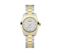 Versace Damen Automatik Armbanduhr Greca Classic VESCA0424 Silber Gold