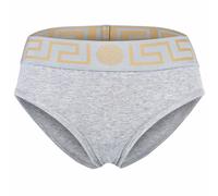 VERSACE Damen Brazilian Slip - TOPEKA, Unterwäsche, Organic Cotton, Bi-Stretch Grau M