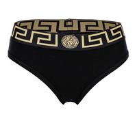 VERSACE Damen Brazilian Slip - TOPEKA, Unterwäsche, Organic Cotton, Bi-Stretch L Schwarz