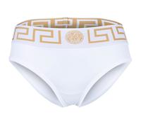 VERSACE Damen Brazilian Slip - TOPEKA, Unterwäsche, Organic Cotton, Bi-Stretch Weiß 2XL
