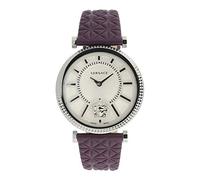 Versace Damen Chronograph Quarz Uhr mit Leder Armband VQG010015