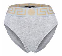 VERSACE Damen Slip - TOPEKA, High Leg, Unterwäsche, Organic Cotton, Bi-Stretch Grau M