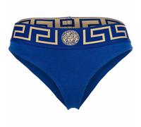 VERSACE Damen Slip - TOPEKA, Unterwäsche, Organic Cotton, Bi-Stretch Blau 2XL