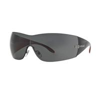 Versace Damen Sonnenbrille VE2054, Gr. One size (Herstellergröße: 41), Schwarz (Gunmetal 100187)