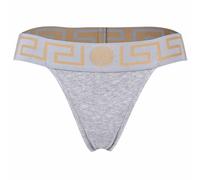 VERSACE Damen String - TOPEKA, Unterwäsche, Tanga, Organic Cotton, Bi-Stretch Grau L