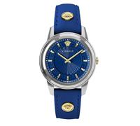 Versace Damen Uhr Armbanduhr Leder Greca VEPX00921
