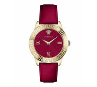 Versace Damen Uhr Armbanduhr Leder Greca VEVC00921