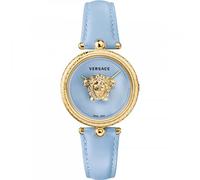 Versace Damenuhr Palazzo Quarz hellblau | Damenuhr | Quarz | goldfarben