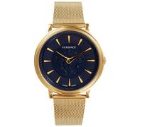 VERSACE Damen Armbanduhr V-Circle Gold Edelstahl 38mm VE81040 21