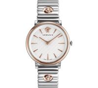 Versace Damen Uhr Armbanduhr V-Circle VE8105022 Edelstahl