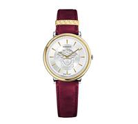 Versace Ve8101819 Damenuhr One Size Wine Red / Metal Silver Grey