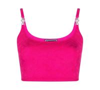 Versace - Fuchsia Pink Knitted Crop Top - Größe 44 - pink