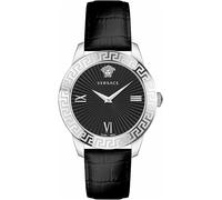 Versace Greca Damenuhr silber schwarz
