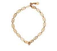 Versace Halskette - Gold-Tone Necklace With Signature Greca Detailing - Gr. unisize - in Mehrfarbig - für Damen