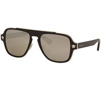 Versace Herren 0VE2199 Sonnenbrille, Schwarz (Matte Schwarz), 55.0