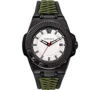 Versace Herren Armbanduhr Chain REACER D/WHT S/BLK-Green IPGUN - GRECA&Text. VEDY004 19