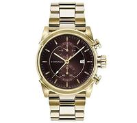 Versace Chrono Urban Herrenuhr Gold Edelstahl Braun Zifferblatt 44mm VEV400619