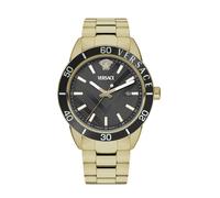 Versace Herren Armbanduhr Greca Urban schwarz gold VEYCA0724