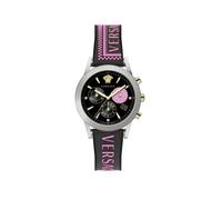 Versace Herren Armbanduhr Sport Tech 40 mm Chronograph Armband Silikon VELT01219