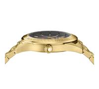 Versace Herren Armbanduhr V-CODE GMT Gold/Schwarz VEAFA0724