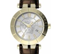 Versace Herren Armbanduhr V-Race Restyling 42 mm Datumsfenster Armband Leder VE2B00321