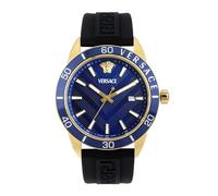 Versace Herren-Armbanduhr VEYCA0224, blaues Zifferblatt, Analog