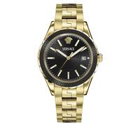 Versace Herren Automatikuhr Hellenyium Gold Schwarz VEQCA0624