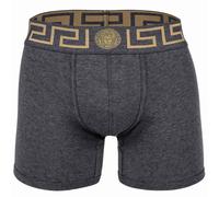 VERSACE Herren Boxershorts - TOPEKA, Bi-Stretch, Organic Cotton, einfarbig Dunkelgrau / S S Grau