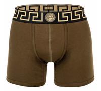 VERSACE Herren Boxershorts - TOPEKA, Bi-Stretch, Organic Cotton, einfarbig Olivgrün M
