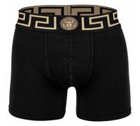 VERSACE Herren Boxershorts - TOPEKA, Bi-Stretch, Organic Cotton, einfarbig Schwarz S