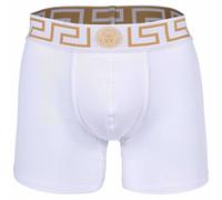 VERSACE Herren Boxershorts - TOPEKA, Bi-Stretch, Organic Cotton, einfarbig Weiß XL