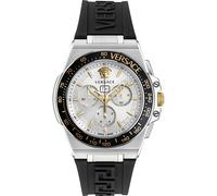 Versace Herren Chronograph Greca Extreme Chrono Schwarz VE7H00123