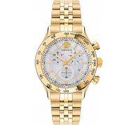 Versace Herren Uhr Armbanduhr Chronograph Edelstahl Hellenyium VE2U01124