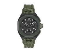 Versace Herren Armbanduhr V-Legend Chronograph VE9L00324 Ökokeramik Grün/Schwarz