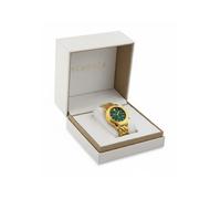 Versace Herren Chronograph Signature Gold Stahl Grün Zifferblatt 44mm VEV600619