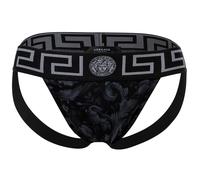 VERSACE Herren Jockstrap - Jocks, Tanga Slip, Stretch Cotton, Barocco Muster XXL Mehrfarbig