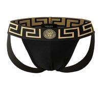VERSACE Herren Jockstrap - TOPEKA, Jocks, Tanga Slip, Stretch Cotton Schwarz XL