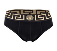 VERSACE Herren Slip - TOPEKA, Stretch Cotton, einfarbig Schwarz S