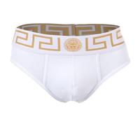 VERSACE Herren Slip - TOPEKA, Stretch Cotton, einfarbig Weiß L